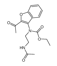 2-acetyl-3-aminobenzofuran结构式
