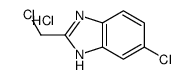 5-氯-2-(氯甲基)-1H-苯并咪唑盐酸盐结构式