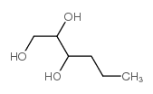 1,2,3-hexanetriol Structure