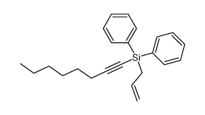 allyl(oct-1-yn-1-yl)diphenylsilane Structure
