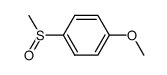 1-Methanesulfinyl-4-methoxy-benzene结构式