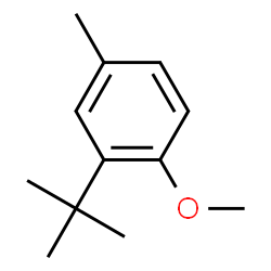 tert-butyl-4-methylanisole Structure