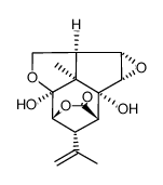 (2aR,6bβ,7aβ,7bα,8R)-Octahydro-2aα,6aα-dihydroxy-7cα-methyl-8-(1-methylethenyl)-3α,6α-methano-2,4,7-trioxacyclopenta[cd]cycloprop[a]azulen-5(6H)-one Structure