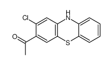 1-(2-chloro-10H-phenothiazin-3-yl)ethanone Structure