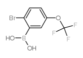 2-BROMO-5-TRIFLUOROMETHOXYPHENYLBORONIC ACID Structure