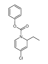 phenyl 4-chloro-2-ethylpyridine-1(2H)-carboxylate结构式