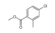 4-氯-2-甲基苯甲酸甲酯结构式