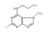 2-[(2-氯-7-甲基-7h-嘌呤-6-基)氨基]-乙醇结构式
