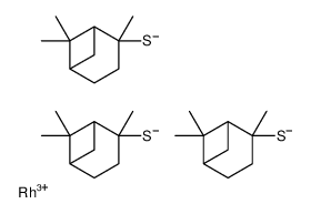 rhodium(3+) 2,6,6-trimethylbicyclo[3.1.1]heptane-2-thiolate picture