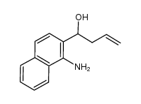 1-(1-aminonaphthalen-2-yl)but-3-en-1-ol结构式
