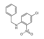 N-benzyl-4-chloro-2-nitroaniline结构式