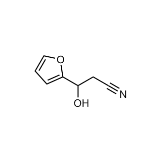 3-(呋喃-2-基)-3-羟基丙腈结构式