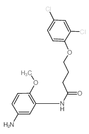 N-(5-Amino-2-methoxyphenyl)-4-(2,4-dichlorophenoxy)butanamide Structure
