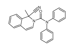 1-cyano-1-methyl-N,N-diphenylisoquinoline-2(1H)-carboxamide结构式