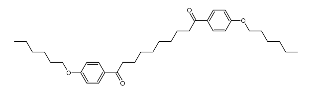 1,10-bis(4-(hexyloxy)phenyl)decane-1,10-dione Structure