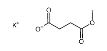 potassium 3-methoxycarbonyl propionate Structure