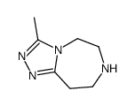 3-methyl-6,7,8,9-tetrahydro-5H-[1,2,4]triazolo[4,3-d][1,4]diazepine Structure
