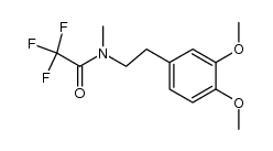 N-methyl-N-(2-(3',4'-dimethoxyphenyl)ethyl)trifluoroacetamide Structure