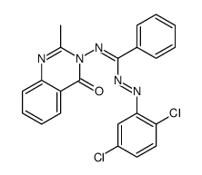 N-(2,5-dichlorophenyl)imino-N'-(2-methyl-4-oxoquinazolin-3-yl)benzenecarboximidamide Structure