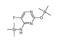 5-fluoro-N-trimethylsilyl-2-trimethylsilyloxypyrimidin-4-amine结构式