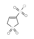1,1-二氧代-2,5-二氢-1H-1lambda*6*-噻吩-3-磺酰氯结构式