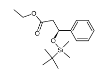 ethyl (S)-(-)-3-(tert-butyldimethylsilyloxy)-3-phenylpropanoate Structure