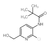 N-(2-氯-6-(羟基甲基)吡啶-3-基)-棕榈酰胺结构式