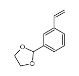 2-(3-ethenylphenyl)-1,3-dioxolane结构式