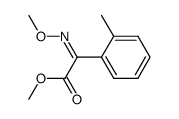 Benzeneacetic acid, a-(Methoxyimino)-2-Methyl-, Methyl ester Structure