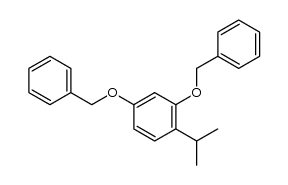 2,4-bis(benzyloxy)cumene Structure