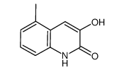 3-hydroxy-5-methylquinolin-2(1H)-one结构式