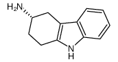 (S)-3-氨基-1,2,3,4-四氢咔唑结构式