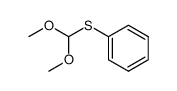 Dimethoxy(phenylthio)methane Structure