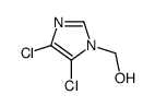 4,5-Dichloro-1-hydroxymethylimidazole Structure