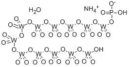 Ammonium phosphotungstate n-hydrate Structure