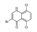 3-Bromo-5,8-dichloro-4-hydroxyquinoline Structure