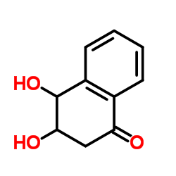 3,4-Dihydroxy-3,4-dihydro-1(2H)-naphthalenone structure