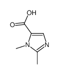 1,2-dimethyl-1H-imidazole-5-carboxylicacid Structure