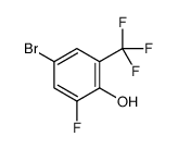 4-bromo-2-fluoro-6-(trifluoromethyl)phenol Structure