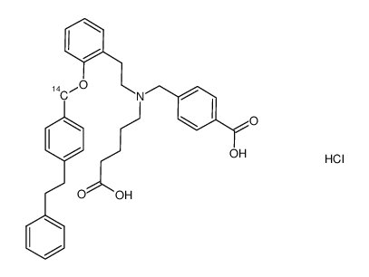 [(14)C]cinaciguat hydrochloride结构式