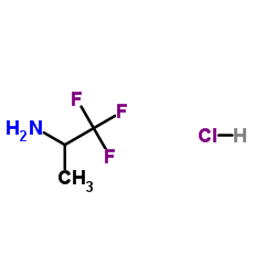 1,1,1-Trifluoro-2-propanamine hydrochloride (1:1) Structure