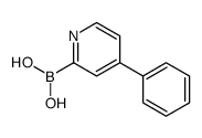 4-苯基吡啶-2-基硼酸结构式