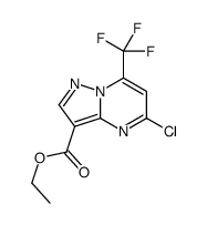ethyl 5-chloro-7-(trifluoromethyl)pyrazolo[1,5-a]pyrimidine-3-carboxylate Structure
