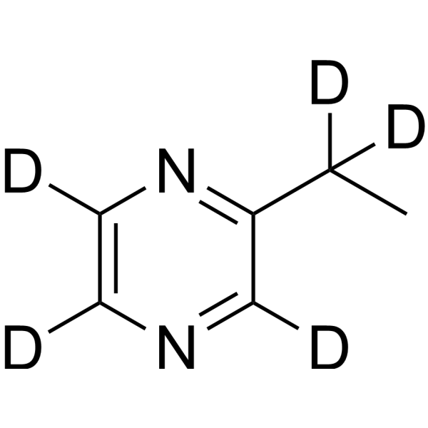 2-Ethylpyrazine-d5 Structure