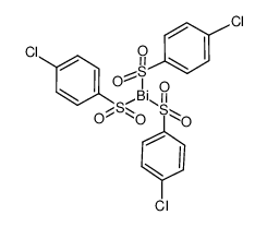 Bi(O2SC6H4-p-Cl)3结构式