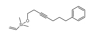 dimethyl((7-phenylhept-3-yn-1-yl)oxy)(vinyl)silane结构式