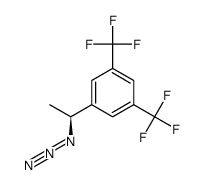 (S)-1-[3,5-bis(trifluoromethyl)phenyl]ethyl azide Structure