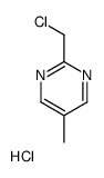 2-(Chloromethyl)-5-methylpyrimidine hydrochloride structure