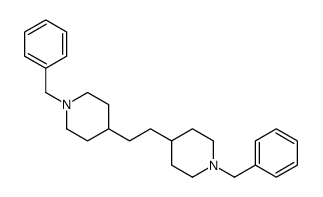 1-benzyl-4-[2-(1-benzylpiperidin-4-yl)ethyl]piperidine结构式