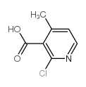 2-氯-4-甲基烟酸结构式